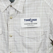 Magnetic Company Name Tag - Custom Employee Abzeic Namensschild