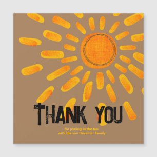 Magnetic Dankeschön Card Magnetkarte