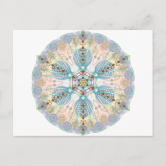 Magnetic Energy Mandala Postkarte