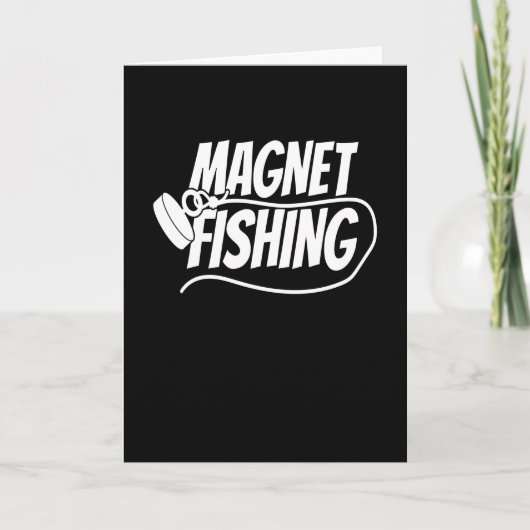 Magnetic Fishing Angling Fishing Treasure Hunt Karte (Vorderseite)