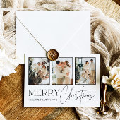 Magnetic Foto Weihnachtskarte, Frohe Weihnachten Magnetkarte