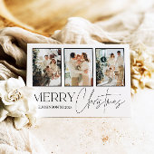 Magnetic Foto Weihnachtskarte, Frohe Weihnachten Magnetkarte