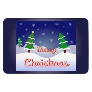 Magnetic Frohe Weihnachten und ein glückliches neu Magnet