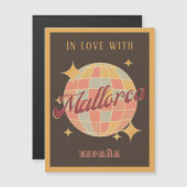 Magnetic Mallorca España Spanien Retro Postkarte (Vorne/Hinten)