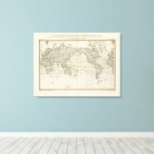 Magnetic Map of the World Leinwanddruck (Insitu (Holzboden))