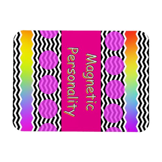 Magnetic Personality Refrigerator  Magnet (Horizontal)