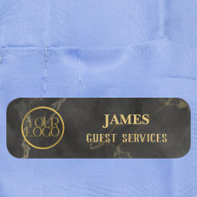 Magnetic Safety Button Gold-Logo für Mitarbeiter