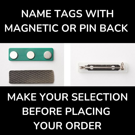 Magnetic Small Business Mitarbeiter Namensschild