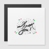 Magnetic Vielen Dank Magnetkarte (Vorne/Hinten)