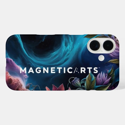 MagneticArts: Blumennebel Case-Mate iPhone Hülle (Rückseite (Horizontal))