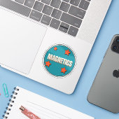 Magnetik Aufkleber (Laptop mit iPhone)