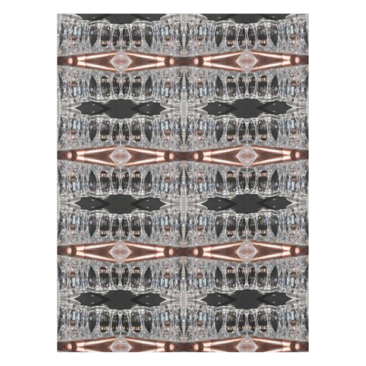 Magnetische Bewegungen blühen Tischdecke (Vorderseite)