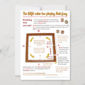 Magnetische BMJA-Regeln - Einbruch in eine Wand Magneteinladung (Vorderseite)