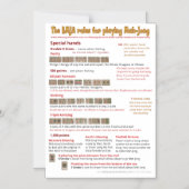 Magnetische BMJA-Regeln - Spezialhände (1) Magneteinladung (Vorderseite)