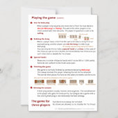 Magnetische BMJA Regeln - Spiel (3) Magneteinladung (Vorderseite)