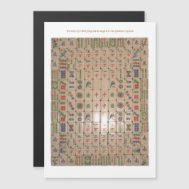 Magnetische BMJA-Regeln - Symbolischer Platz Magneteinladung