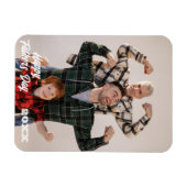 Magnetische Familienfotorahmen | Vatertag-Foto Magnet (Horizontal)