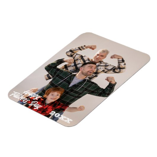 Magnetische Familienfotorahmen | Vatertag-Foto Magnet (Linke Seite)