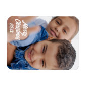 Magnetische Familienfotorahmen | Weihnachts-Foto Magnet (Horizontal)