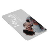 "Magnetische Momente" Chic Save the Date Personali Magnet (Rechte Seite)