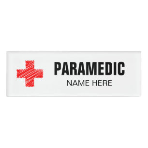 Magnetische Namensschilder für paramedizinische od Namenschild