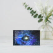 MAGNETISCHE PULSE STAR-GESCHÄFTSKARTE VISITENKARTE (Stehend Vorderseite)