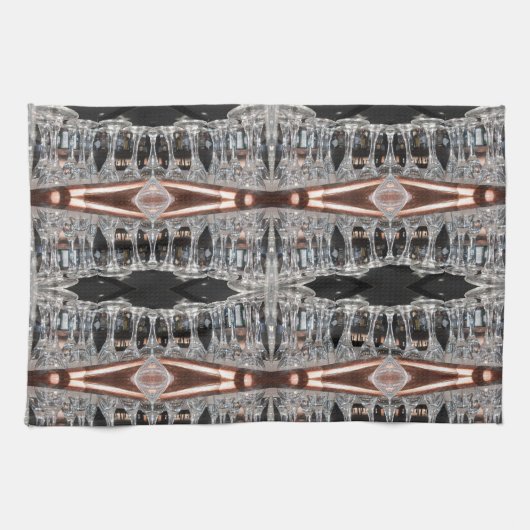 Magnetische Richtung blühen Geschirrtuch (Horizontal)