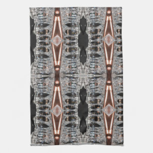 Magnetische Richtung blühen Geschirrtuch