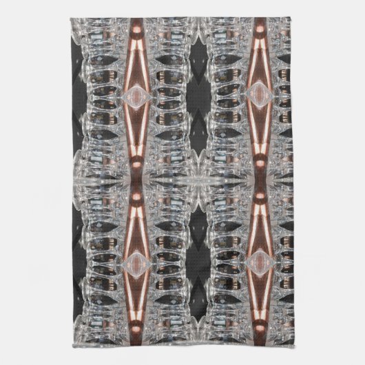 Magnetische Richtung blühen Geschirrtuch (Vertikal)