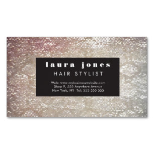 Magnetische Snakeskin Muster Moderne Visitenkarte