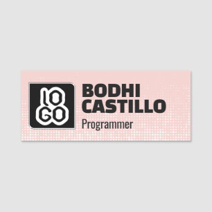 Magnetische Unternehmensmitarbeiter Personalisiere Namensschild