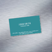 Magnetische Visitenkarte (aqua) (Beispiel)