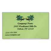 Magnetische Visitenkarte für das Versorgungsuntern (Vorderseite)