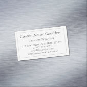 Magnetische Visitenkarte für den kostengünstigen R (Beispiel)