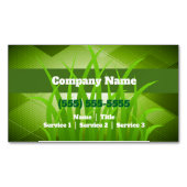 Magnetische Visitenkarte für den Rasenpflege (Vorderseite)