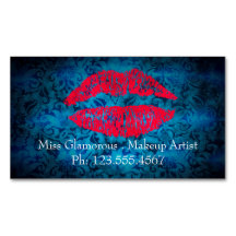 Magnetische Visitenkarten für Maskenbildner