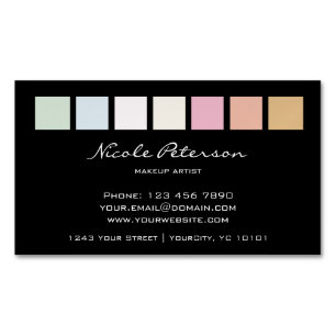 magnetischer feiner Pastell des Makes-up Magnetische Visitenkarte