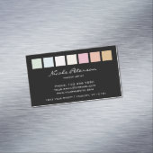 magnetischer feiner Pastell des Makes-up Magnetische Visitenkarte (Beispiel)