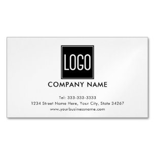 Magnetischer Geschäfts-Kühlschrankmagnet – Logo & Magnetische Visitenkarte