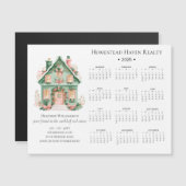 Magnetischer Kalender 2025: Charme des realen Anwe Magnetkarte (Vorne/Hinten)