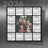 Magnetischer Kalender Quadrat mit Foto Magnetkarte
