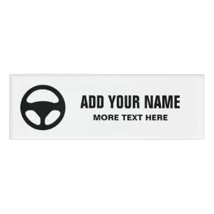 Magnetischer Namensschild für Fahrlehrer Namenschild