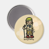 magnetischer Norden. Magnet (Vorderseite/Rückseite)