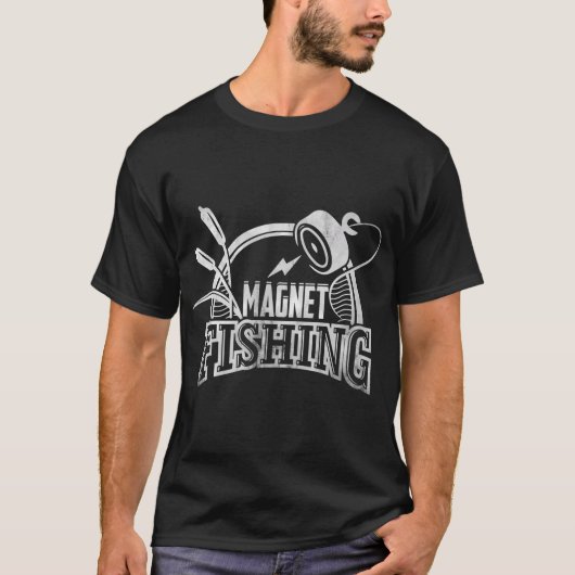 magnetisches Angeln T-Shirt (Vorderseite)
