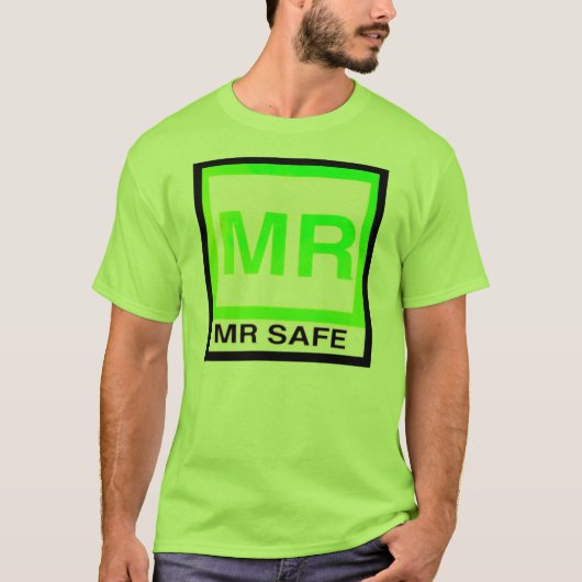 Magnetisches Resonanz- Safe "HERRN SAFE" T-Shirt (Vorderseite)