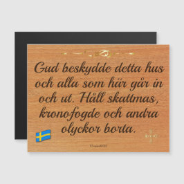 Magnetiskt kort — Gud beskydde Magnetkarte