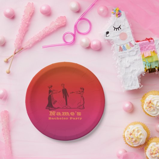 Magnetismus bei Tieren - 7"oder 9" ÄNDERUNGSBachel Pappteller (Party)