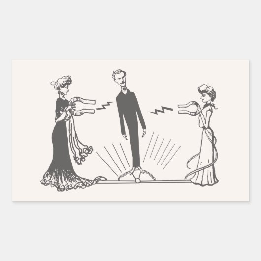 Magnetismus bei Tieren Rechteckiger Aufkleber (Vorderseite)