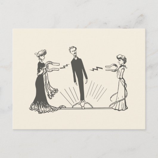 Magnetismus bei Tieren - UNISEX / Postkarte (Vorderseite)