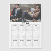 Magnetkalender 2024 - Kundenspezifisches Foto Magnetkarte (Vorderseite)